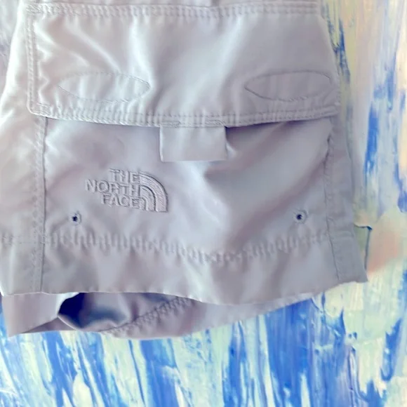 Vintage North Face Board Shorts Ice Blue WM S - Picture 6 of 6